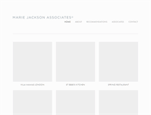 Tablet Screenshot of mariejacksonassociates.com